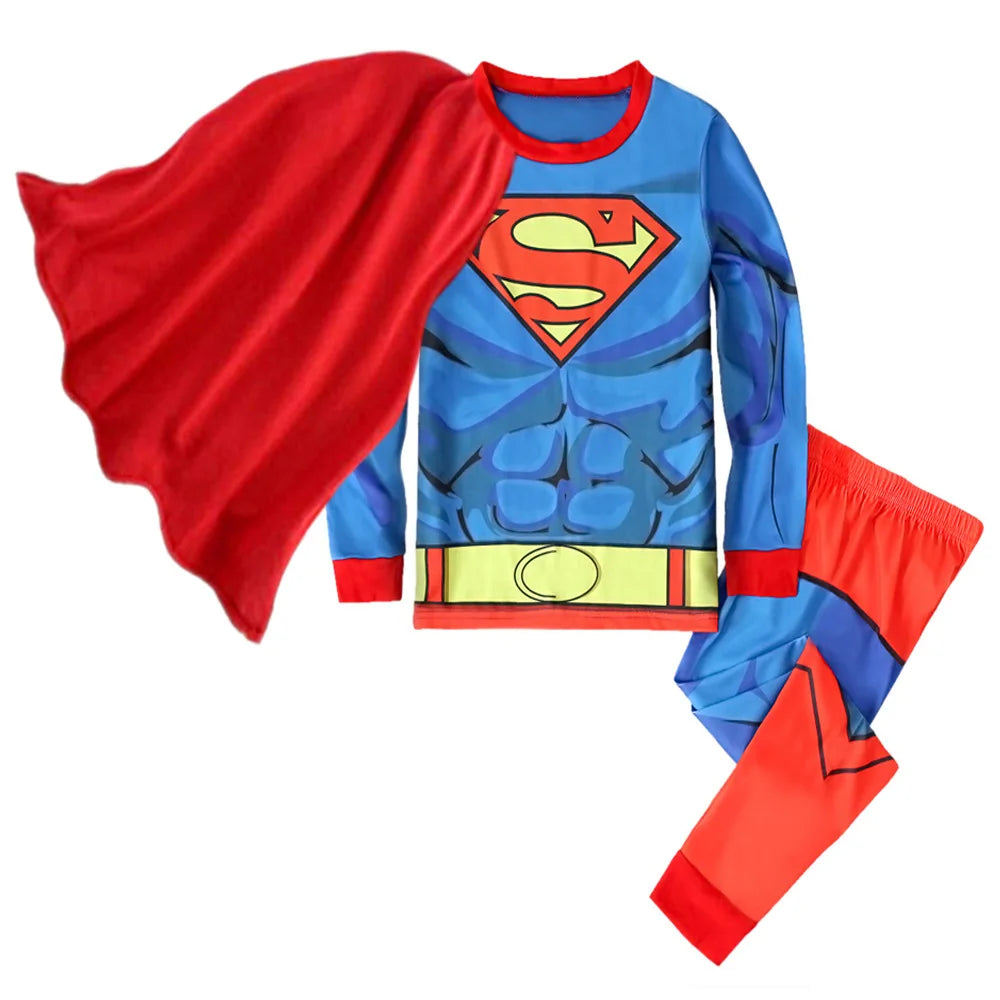 Marvel Superhero Pyjama Set for Kids – Spider-Man, Iron Man & More