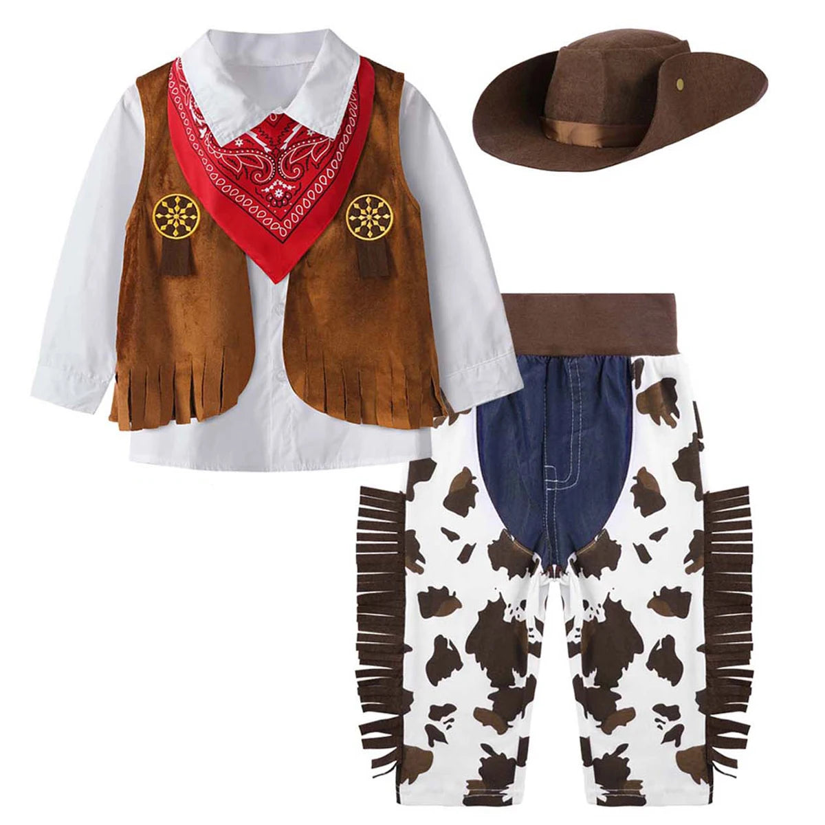 Kids Cowboy Costume Set
