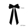 Girls' Velvet Double Bow Hair Clip – Christmas Hair Accessory