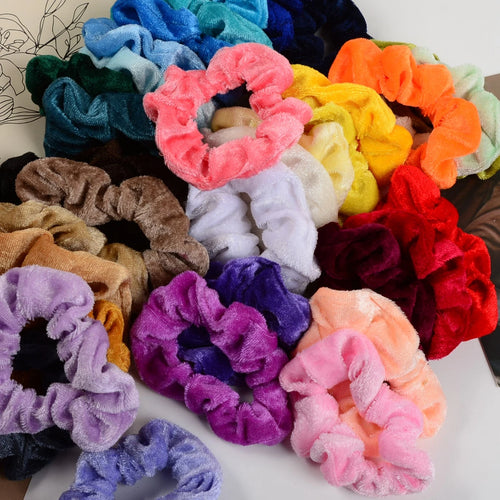 Candy Colour Velvet Hair Ties