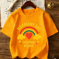 Kids Harmony Day Rainbow T-Shirt