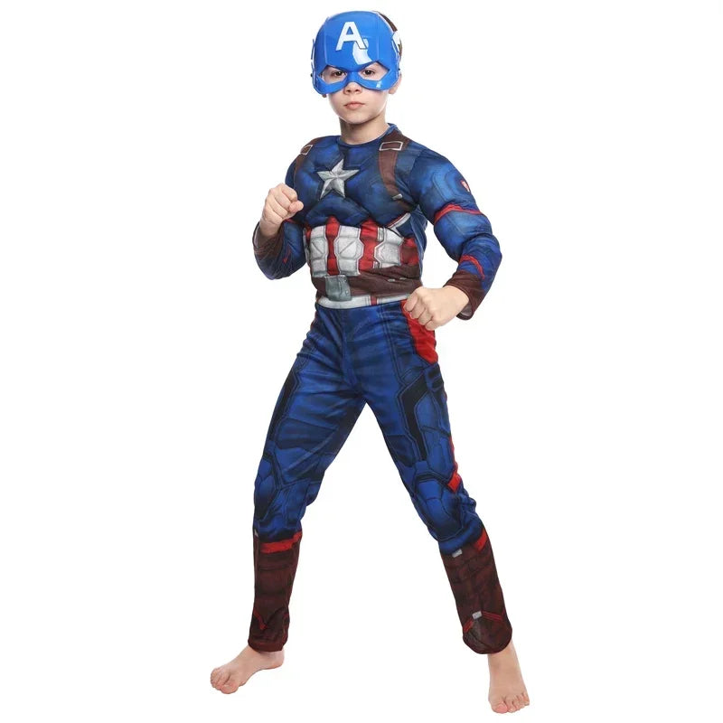 Captain America Inspired Superhero Costume – Kids & Adults