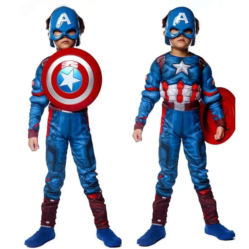 Captain America Inspired Superhero Costume – Kids & Adults
