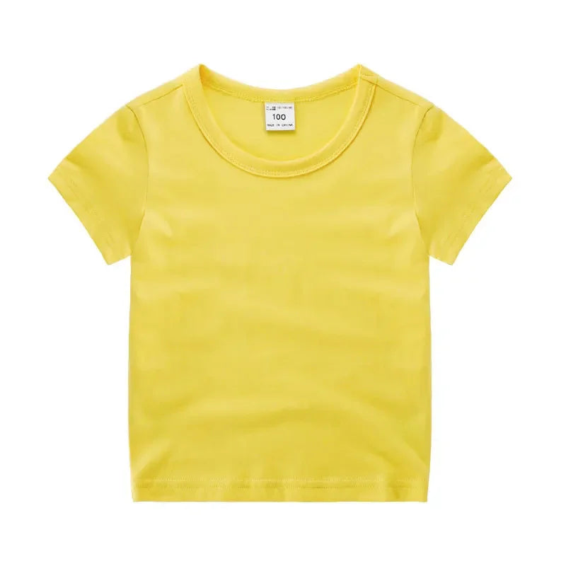 Kids Summer T-Shirt – Soft Cotton Short Sleeve Tee