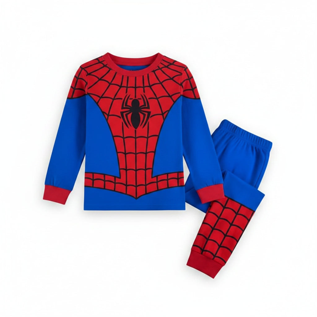 Marvel Superhero Pyjama Set for Kids – Spider-Man, Iron Man & More