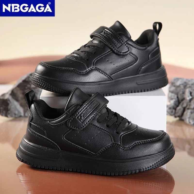 Kids' Casual Sneakers – Breathable Leather School & Running Shoes
