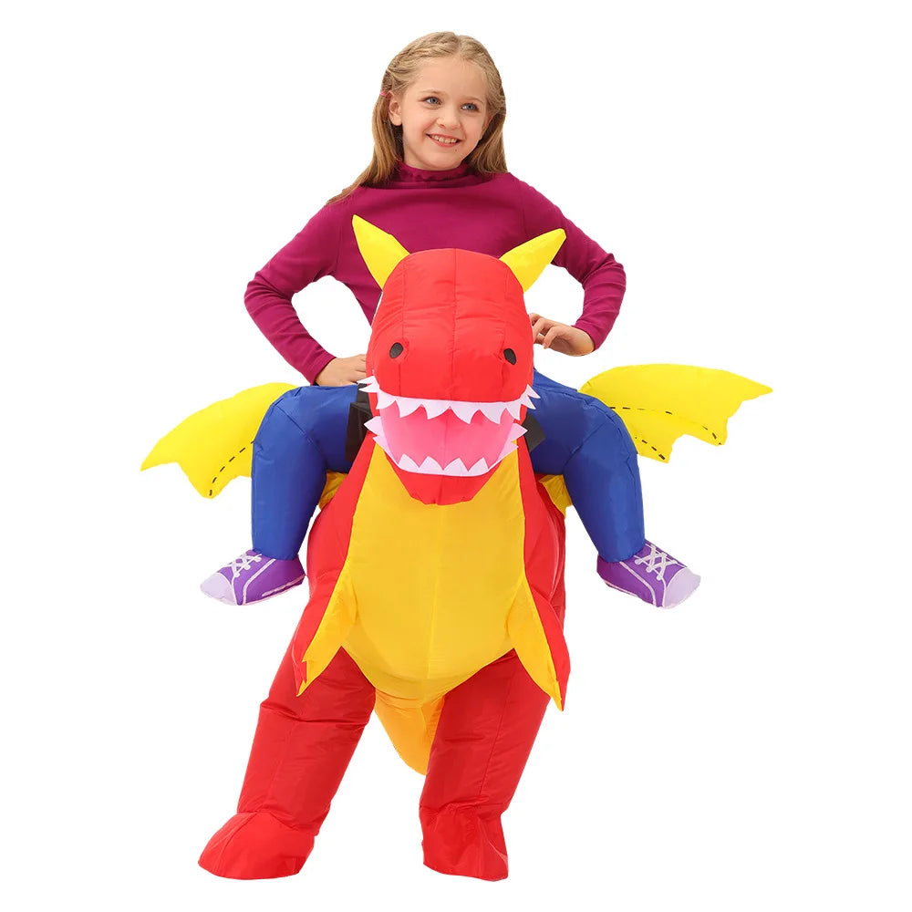 Kids Inflatable Dinosaur & Unicorn Costume