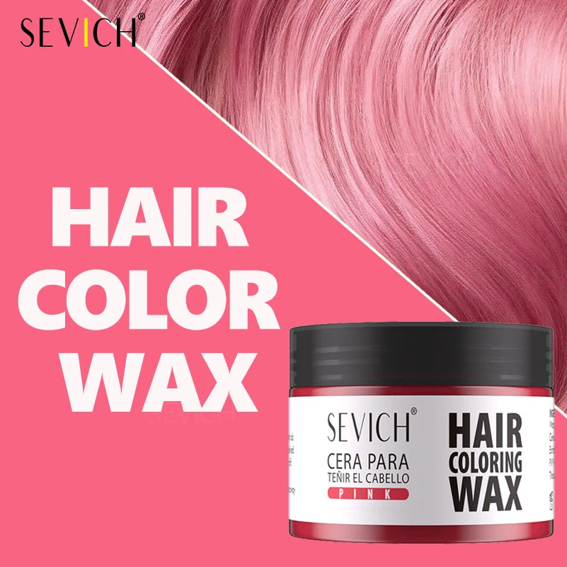 Temporary Hair Color Wax – Washable Hair Styling Wax