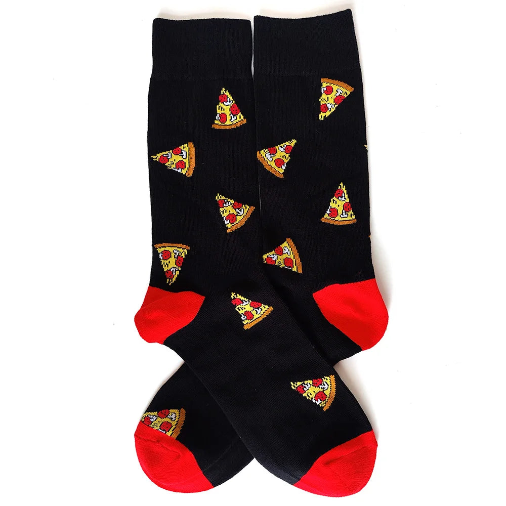 Funny socks with food and fruit designs
