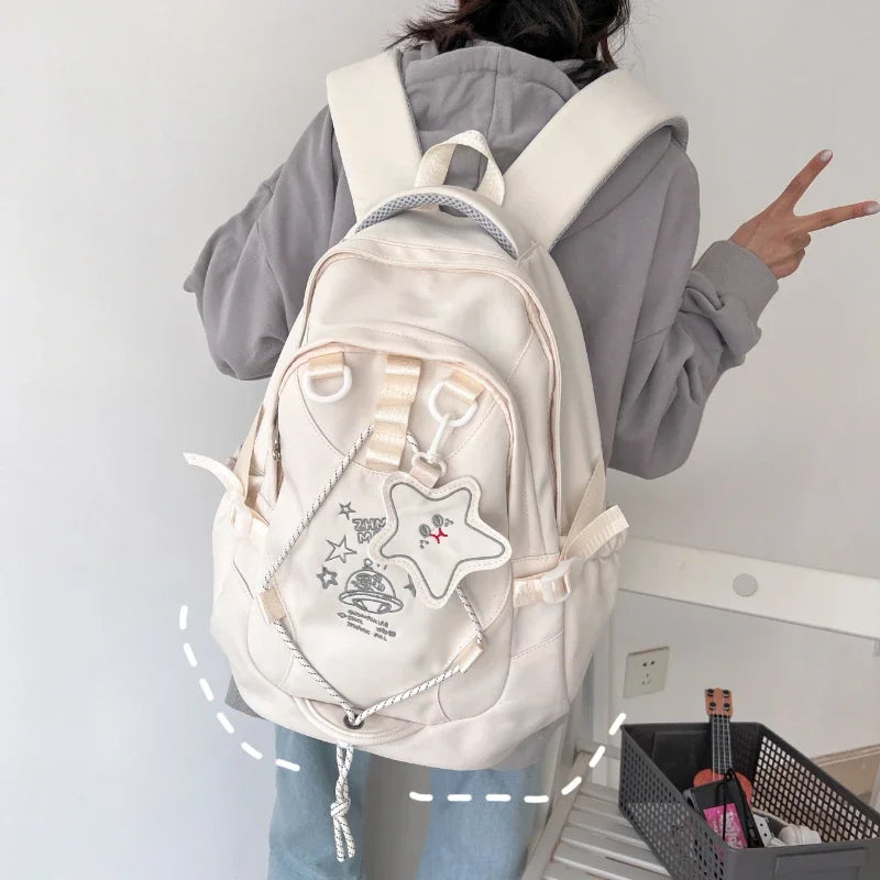 Large Capacity Waterproof Backpack for Women – Oxford Embroidered Bag