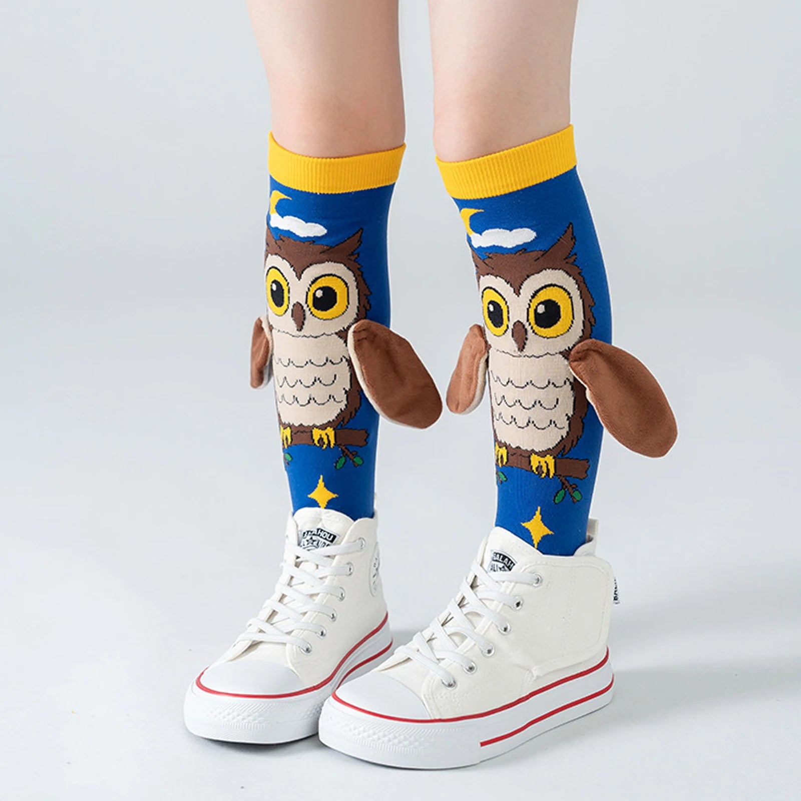 Kids Cartoon Knee-High Socks