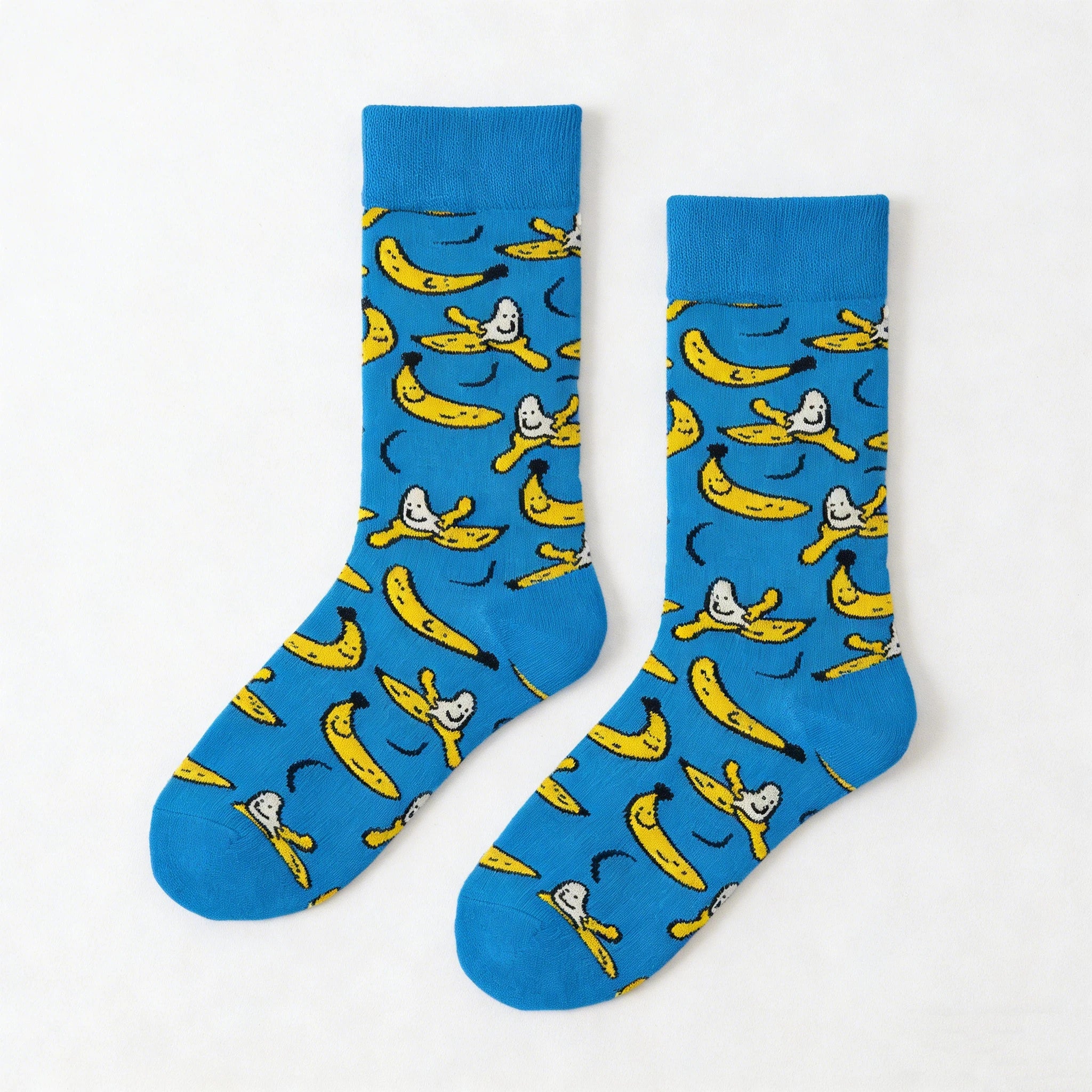 Blue Banana Graffiti Tube Socks