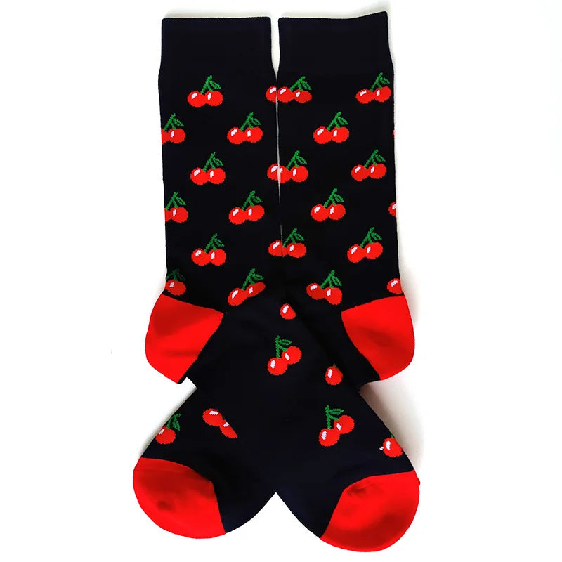 Funny socks with food and fruit designs
