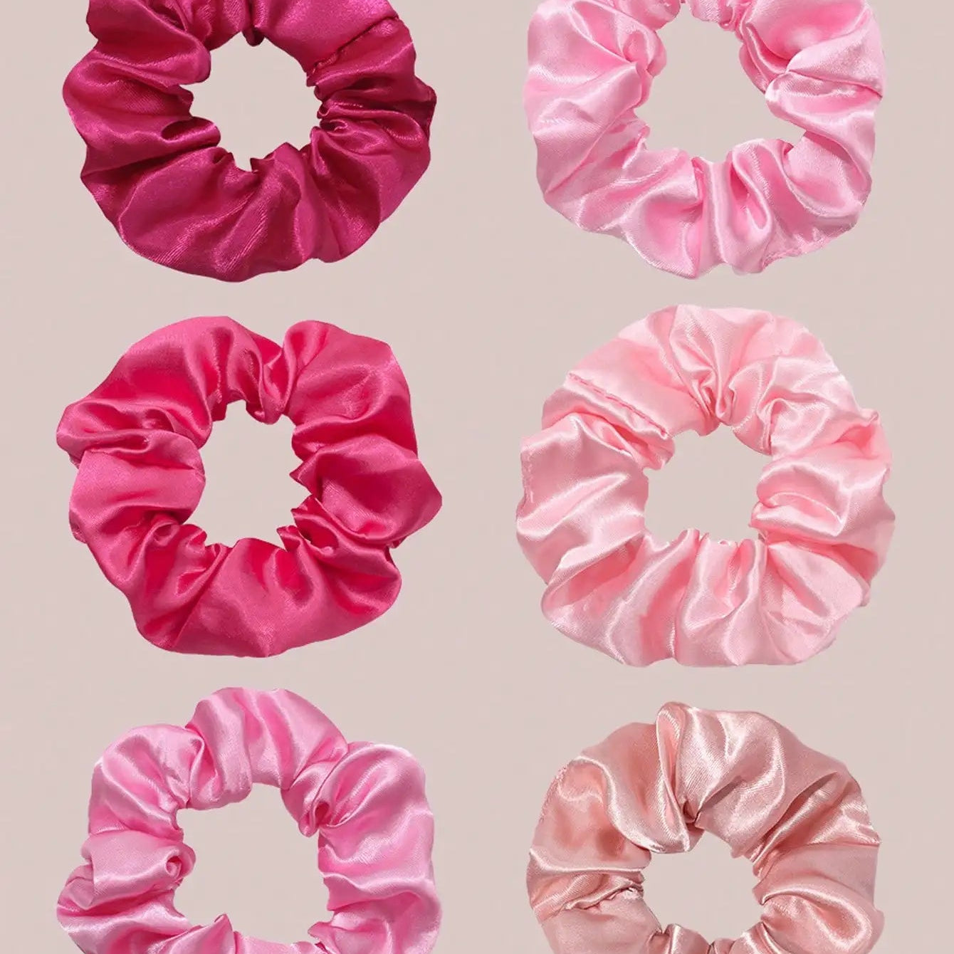 12 Pack Scrunchies – Soft Elastic Hair Ties for Girls & Women