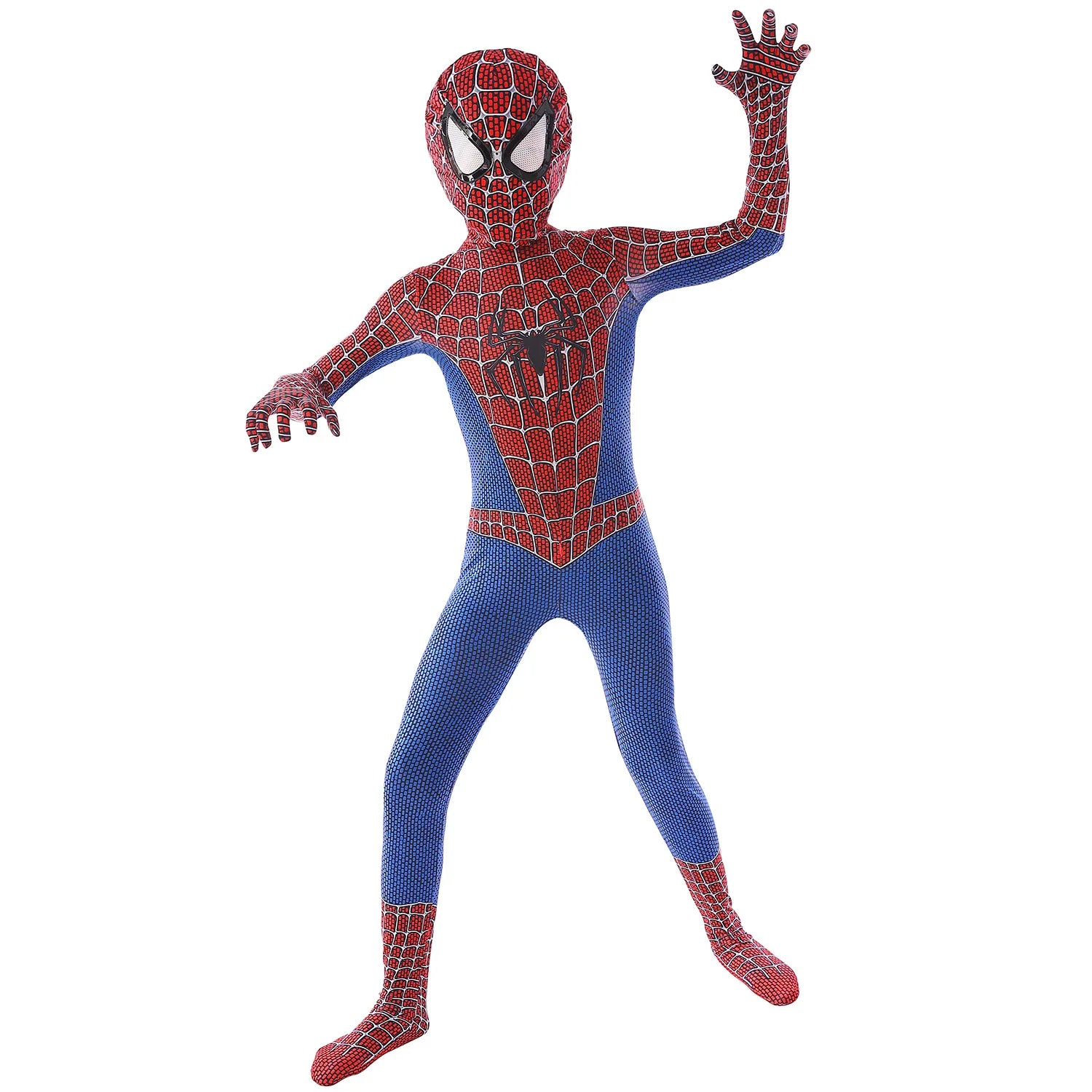 Kids Miles Morales Inspired Superhero Costume – Full Bodysuit.
