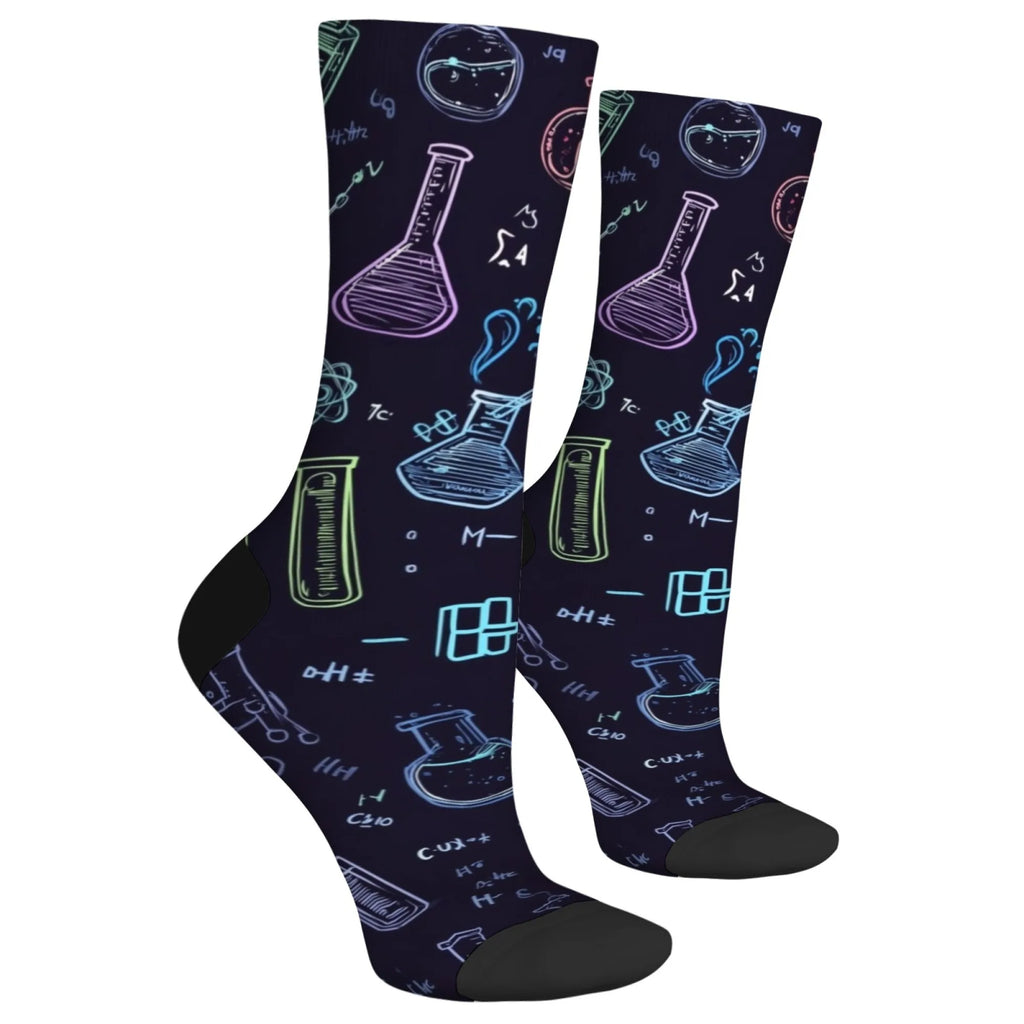 Scientific Experiment Socks – Novelty Science Crew Socks